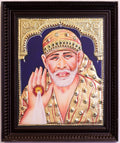 Sai Baba Gold Tanjore Painting