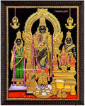 Parthasarathy Perumal Traditonal Tanjore Painting