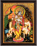Krishna Traditonal Tanjore Painting