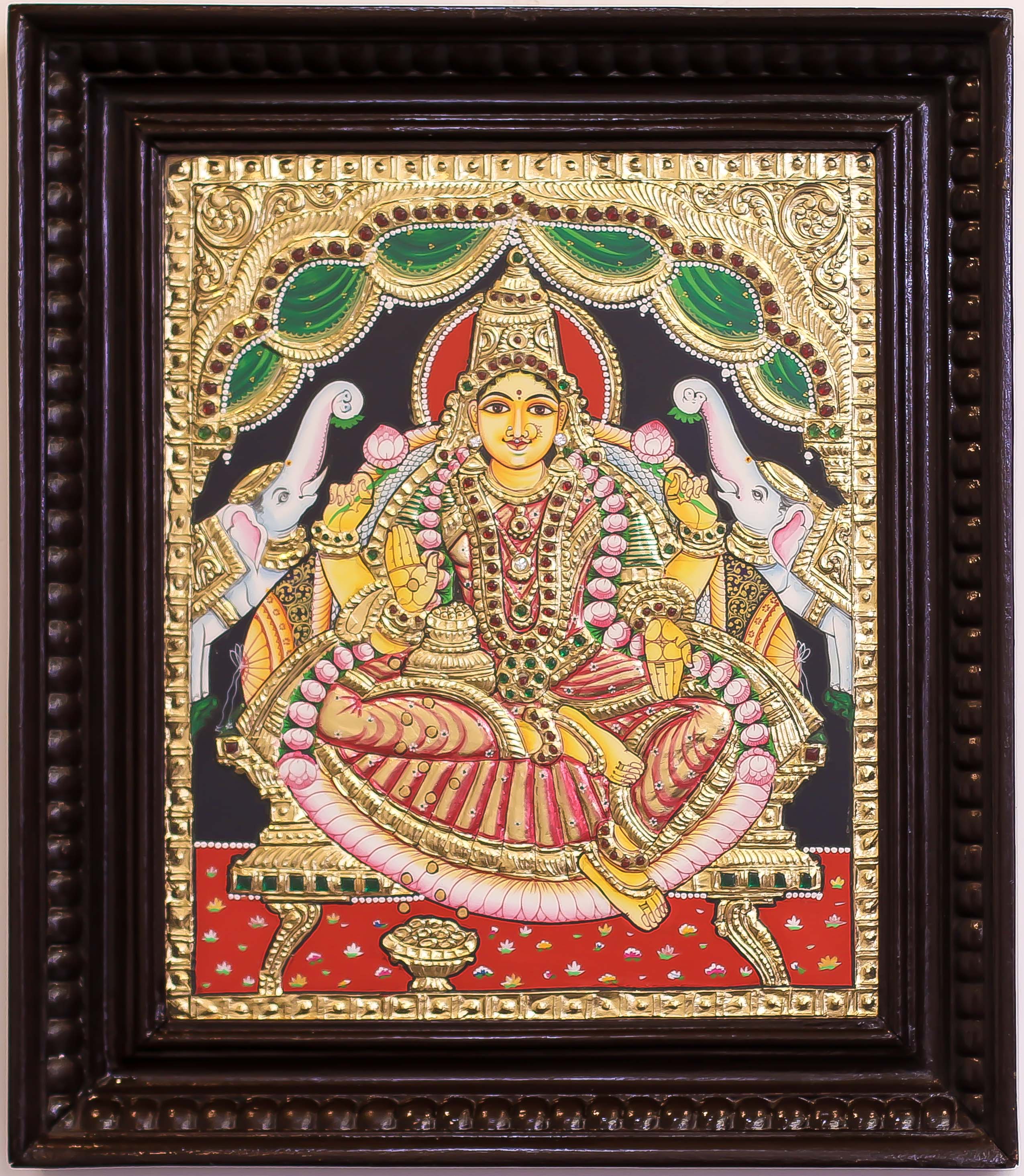 Lakshmi Gold Tanjore Painting