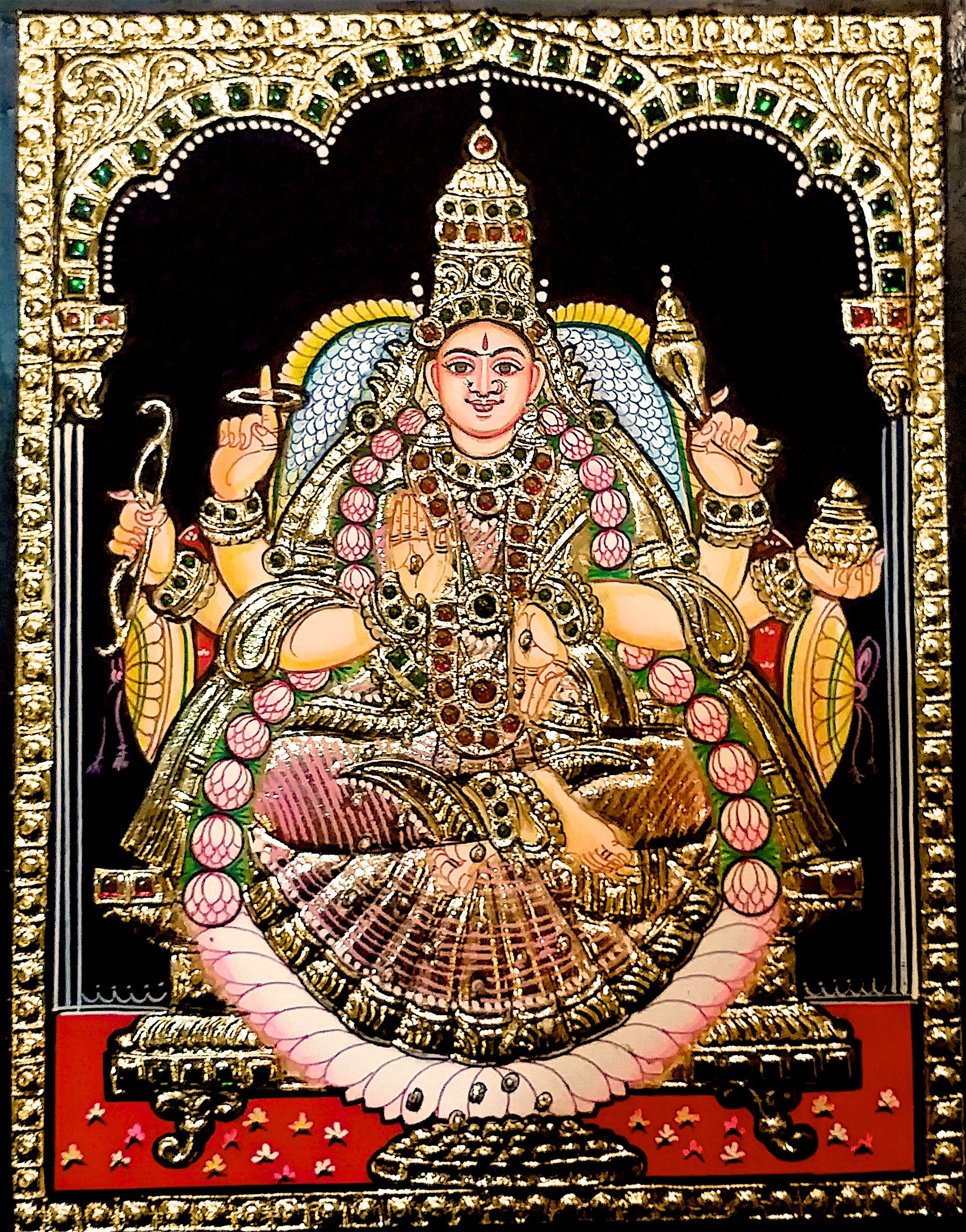 Vijaya Lakshmi Tanjore Painting