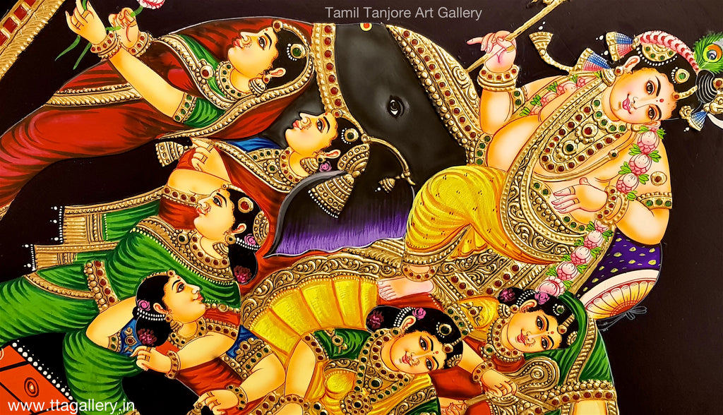 Iravatham Tanjore Painting
