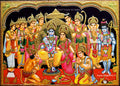 Ramar Pattabishegam RGB Tanjore Painting