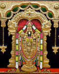 3D Balaji Full Tanjore Painting