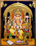 Ganesha Tanjore Painting