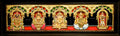 Pooja Painting Semi Embossed Tanjore Painting