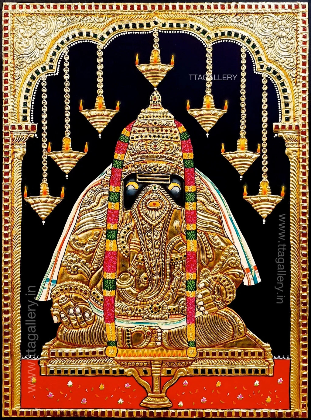 Pillaiyarpatti Pillaiyar Tanjore Painting