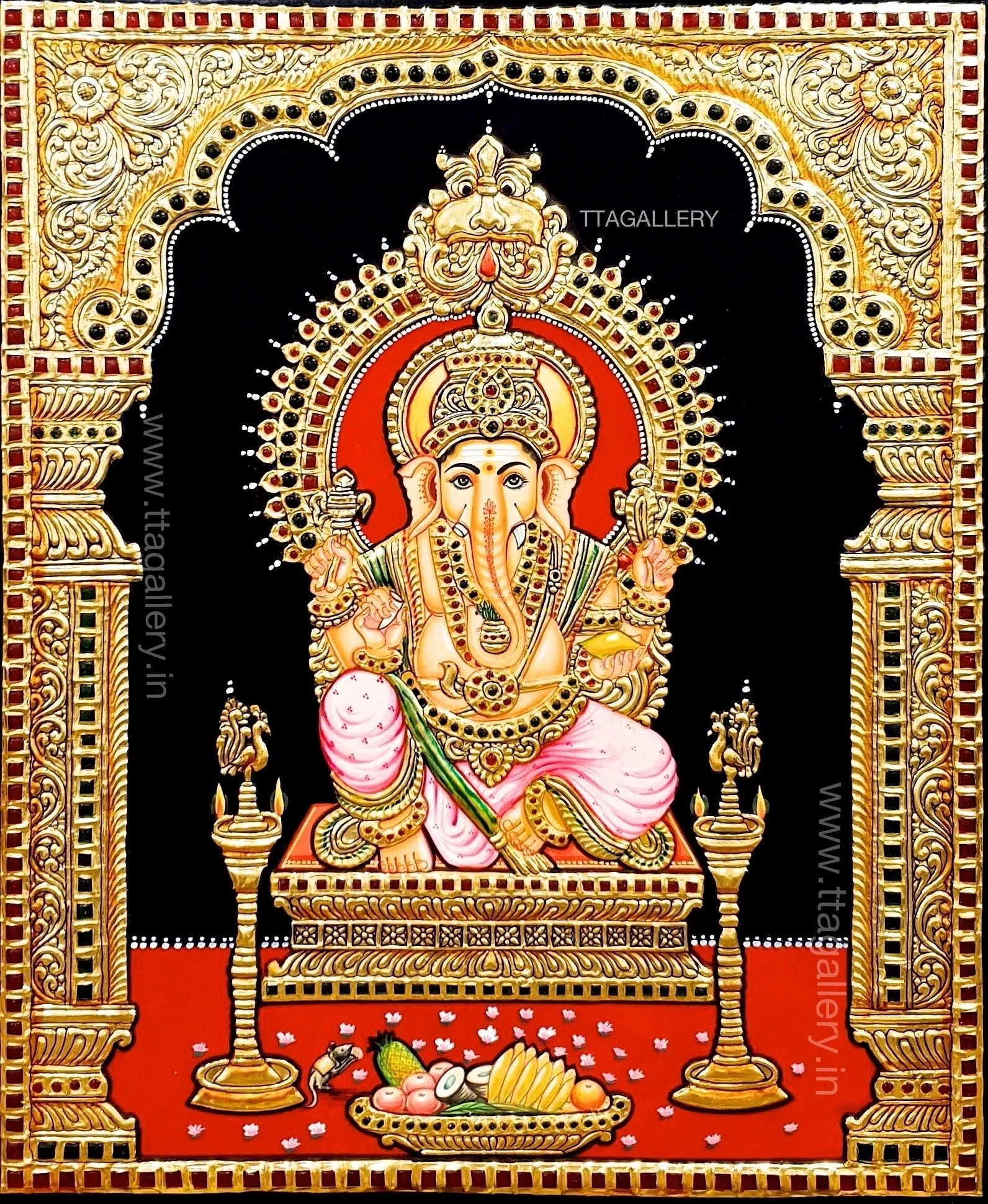 Ganesha Tanjore Painting