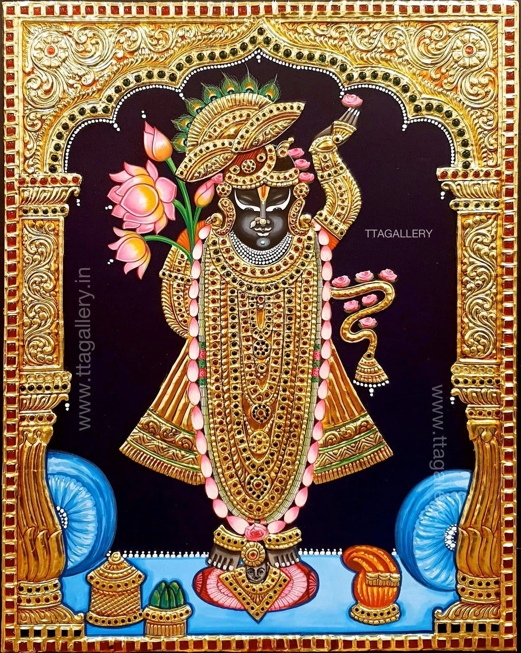 Shreenathji Tanjore Painting