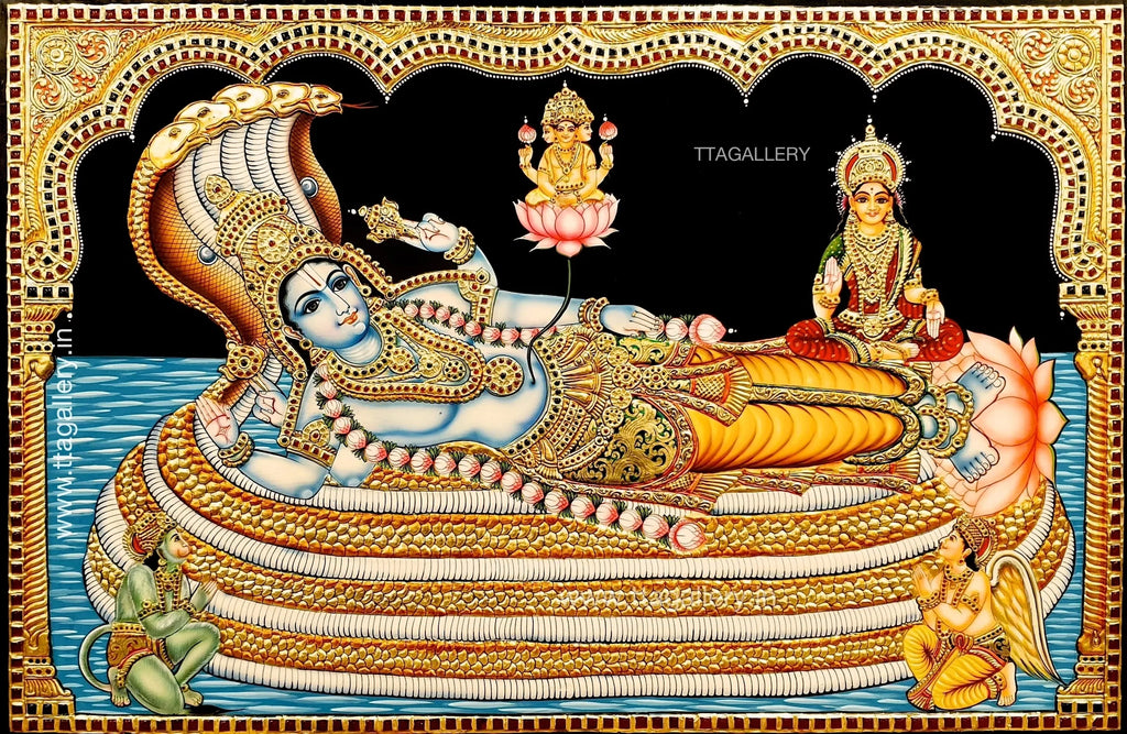 Ranganathar Tanjore Painting
