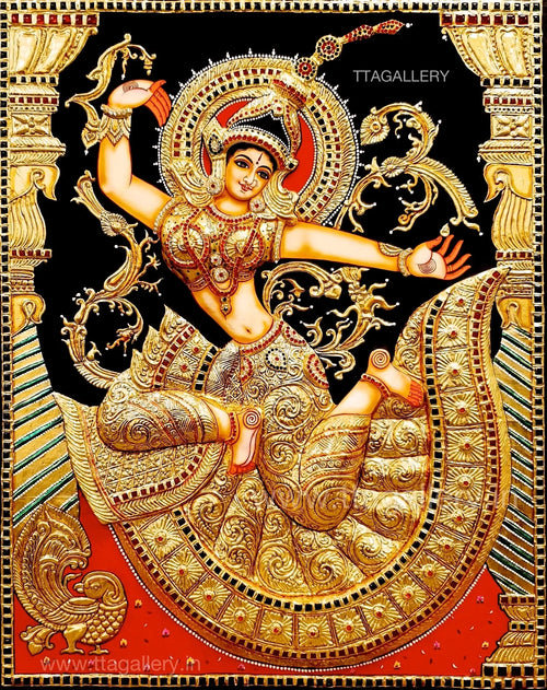 3D Indonesia Seetha Tanjore Painting