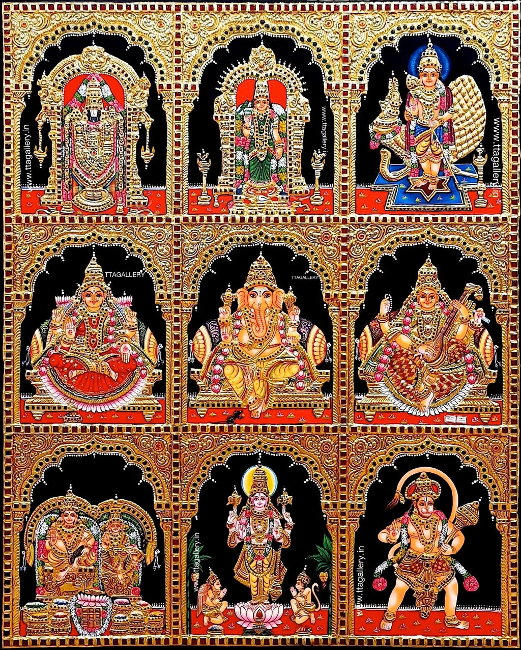 Pooja Painting Tanjore Painting