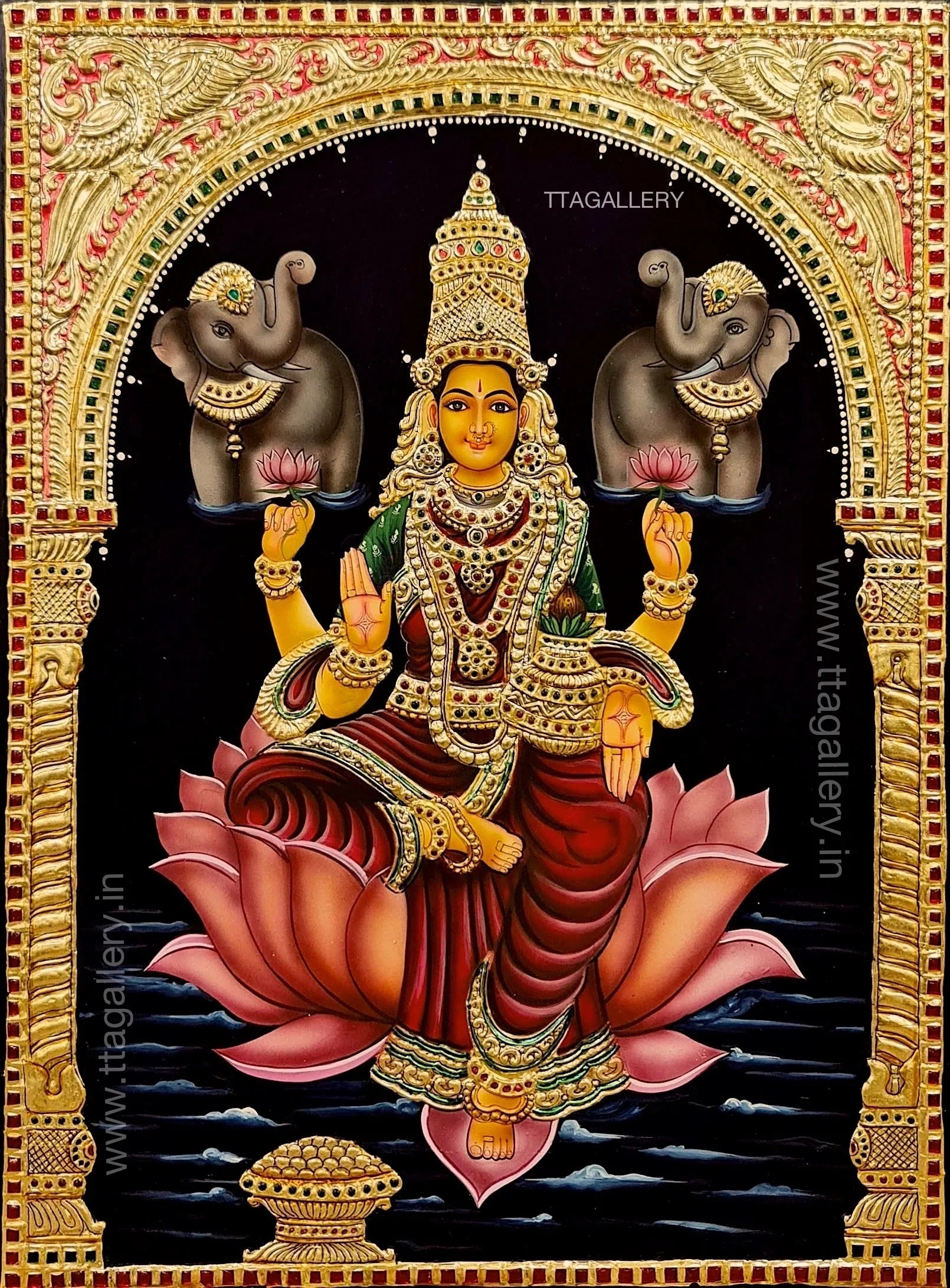 Lakshmi Tanjore Painting