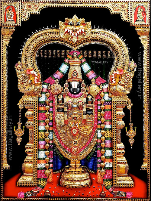 3D Balaji Tanjore Painting