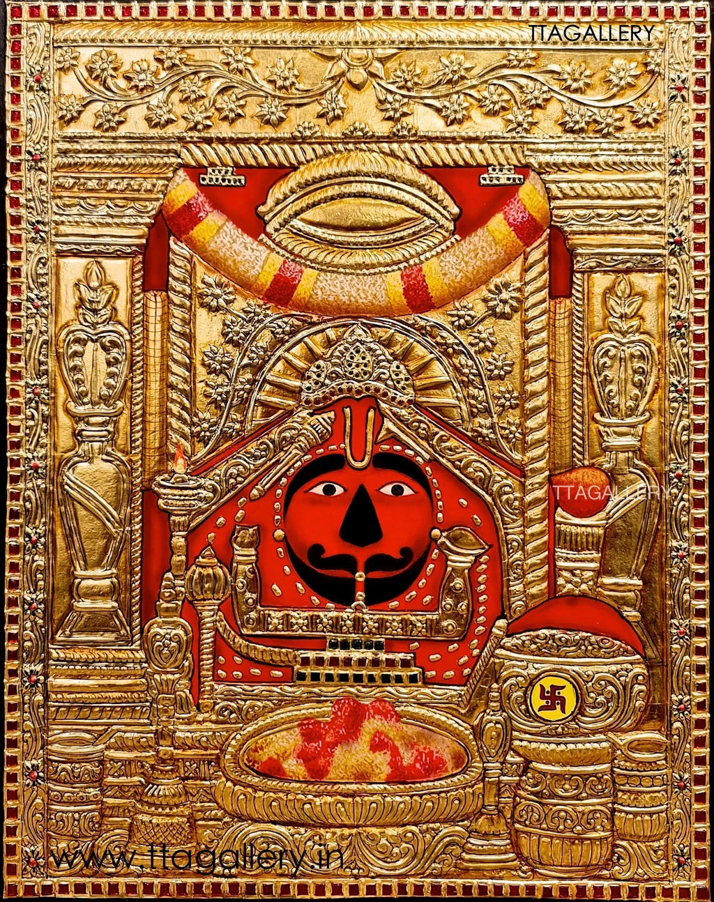 Salasar Balaji ji Tanjore Painting
