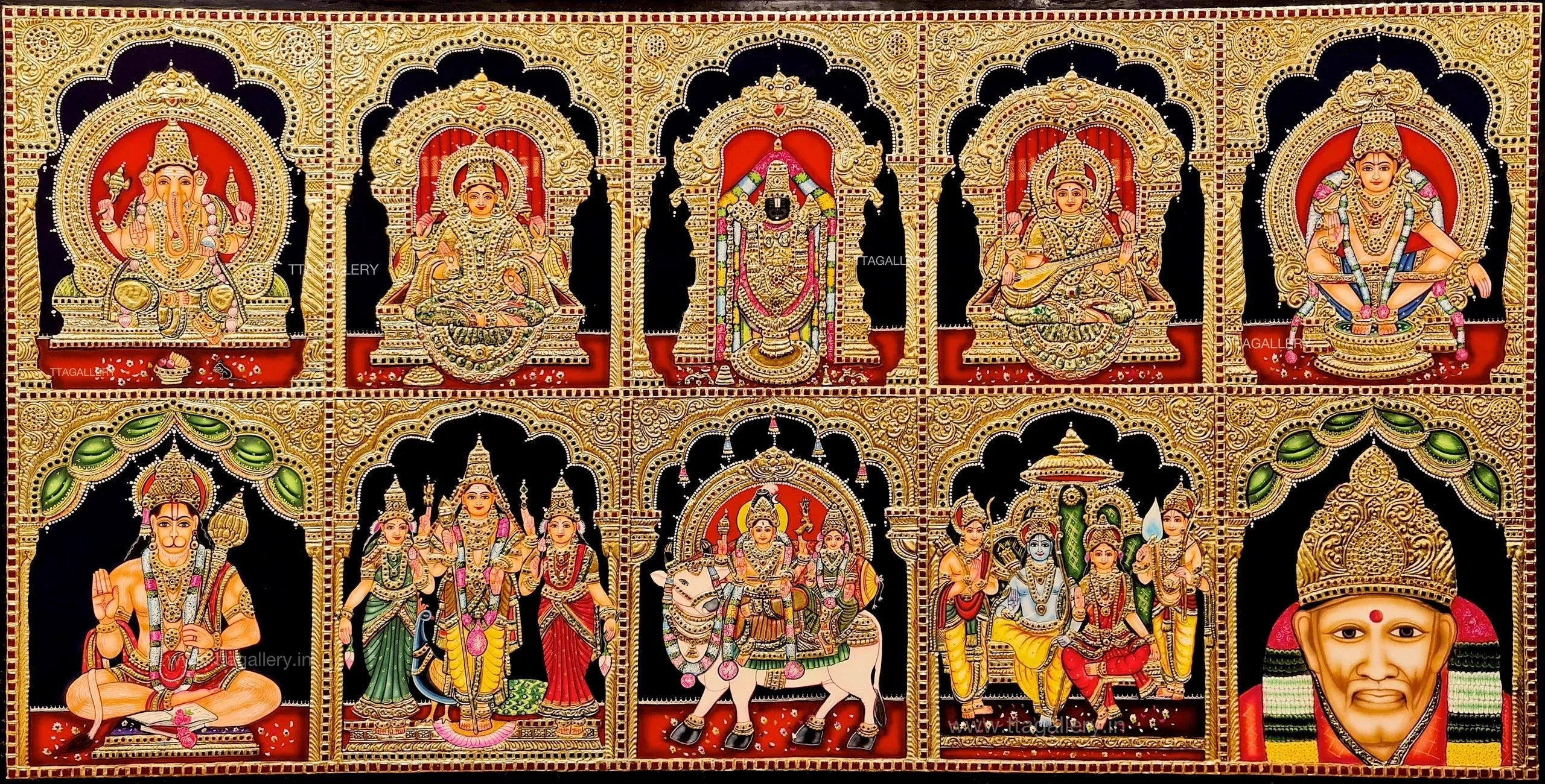 Pooja Painting Traditional Tanjore Painting
