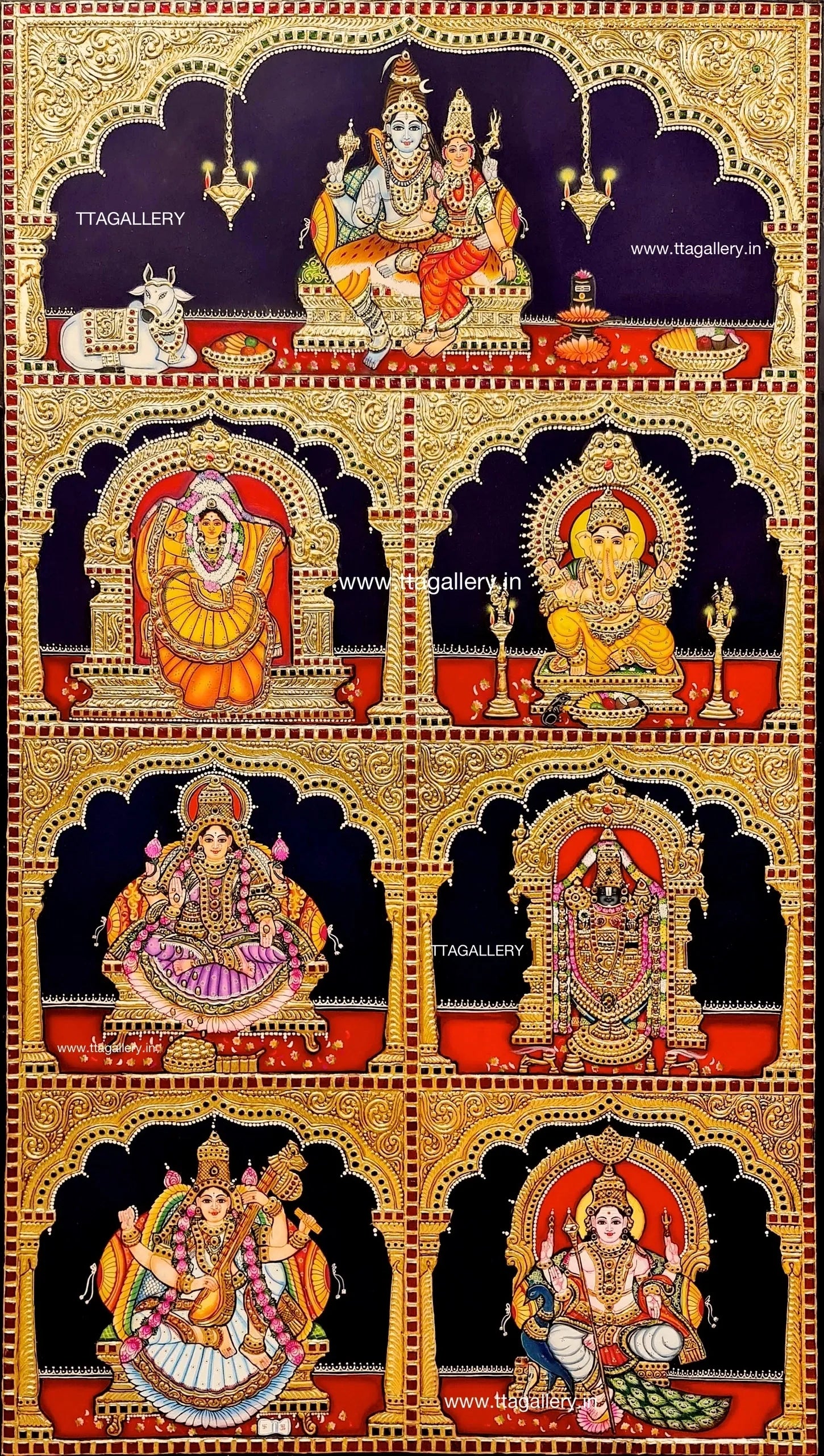 Pooja Painting Tanjore Painting