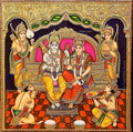 Kothanda Ramar Traditional Tanjore Painting