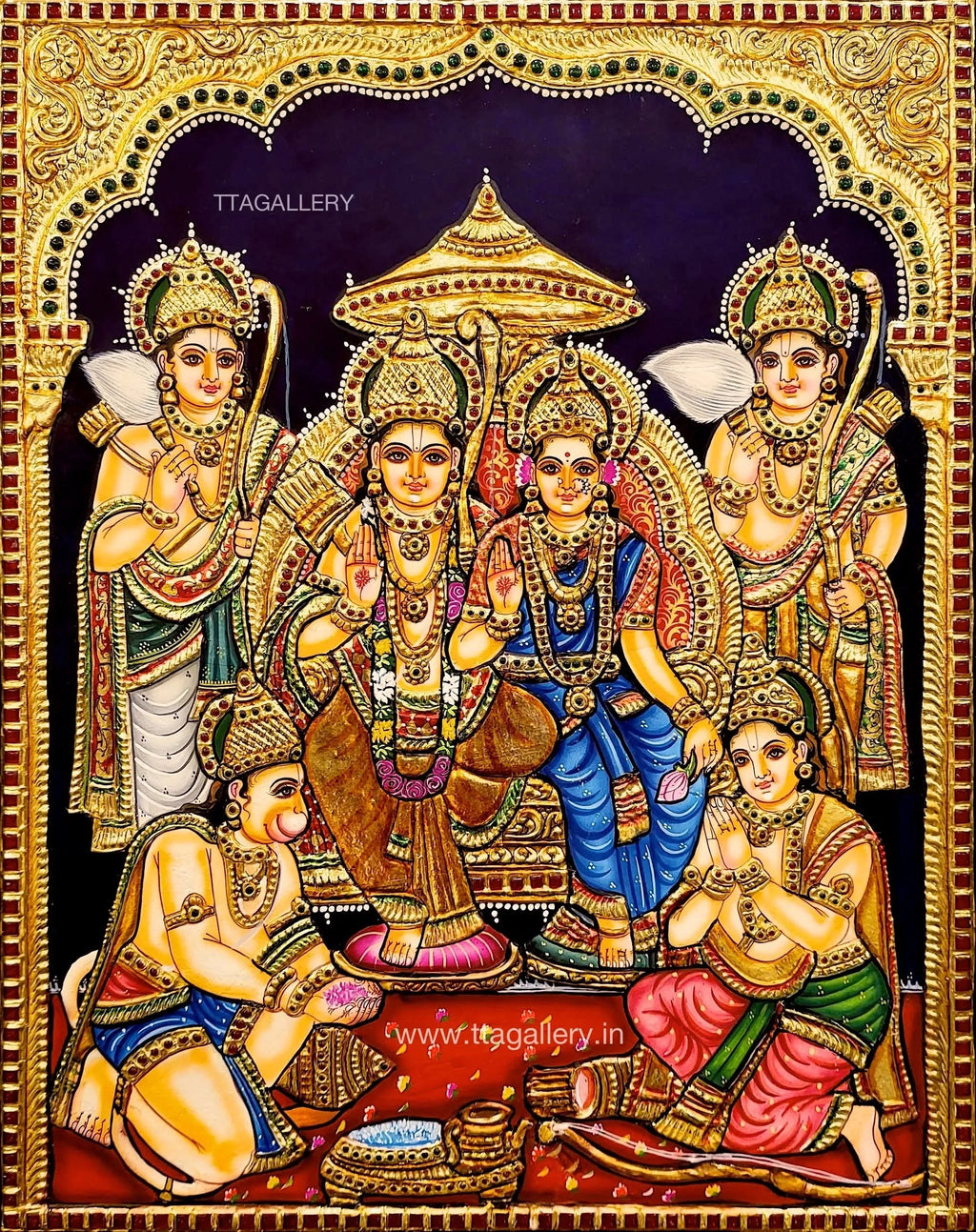 Kodandaramar Traditional Tanjore Painting