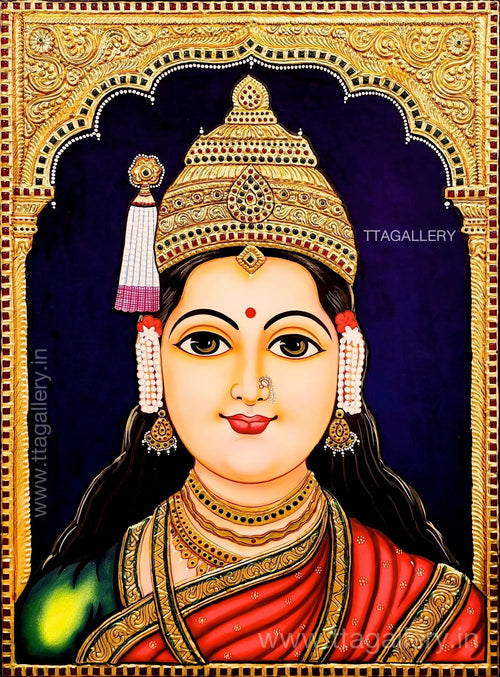 Amman Traditional Tanjore Painting