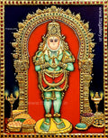 Hanuman Red Tanjore Painting