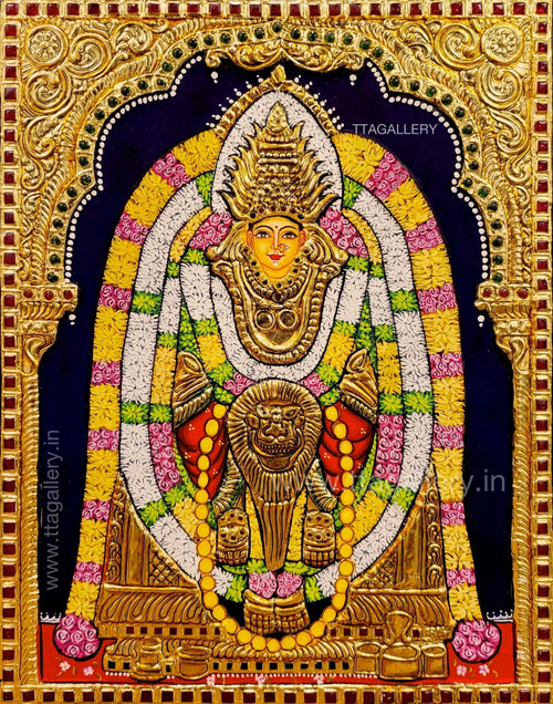 Badami Banashankari Traditional Tanjore Painting