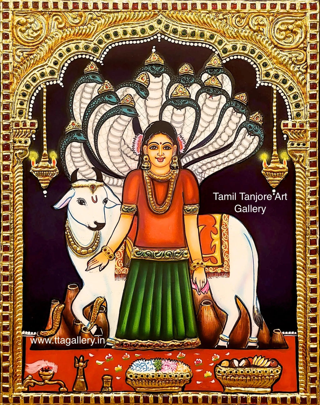 Home god Tanjore Painting