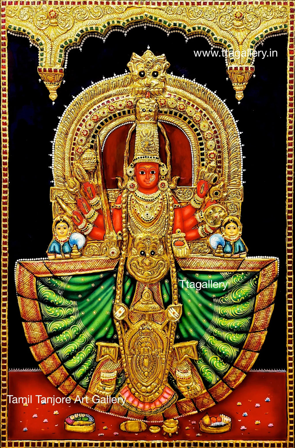 3D Home God Traditional Tanjore Painting