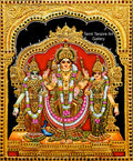 Murugan Valli Deivanai Gold Tanjore Painting