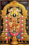 3D Balaji Lakshmi Tanjore Painting