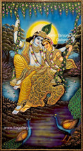 RadhaKrishnaTraditonal Tanjore Painting