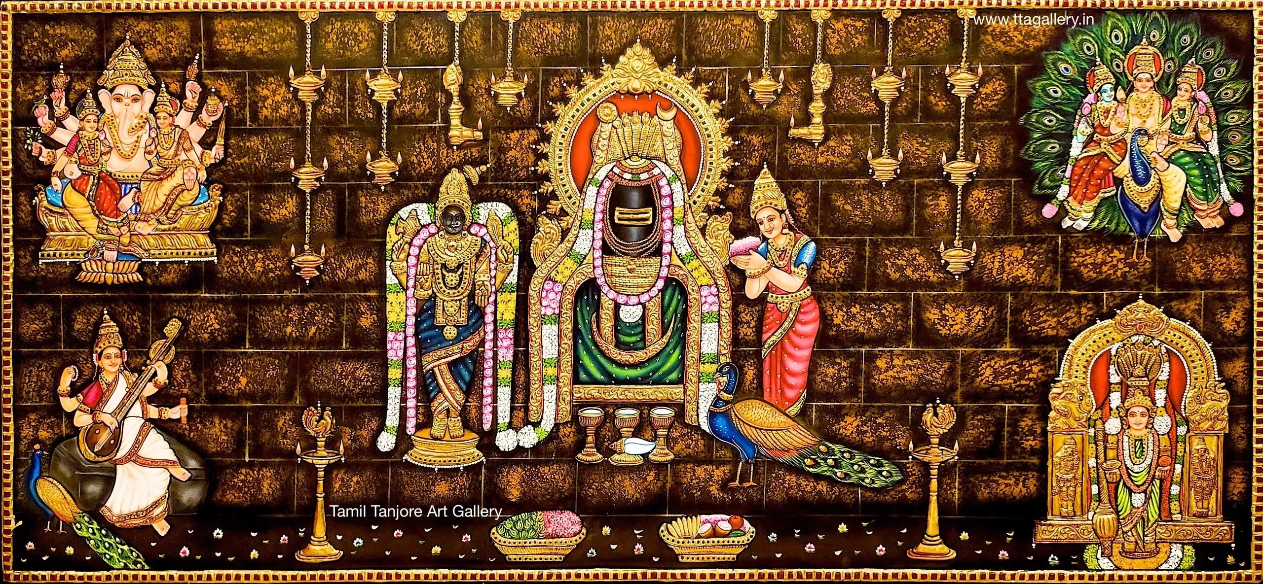 Pooja Painting Traditonal Tanjore Painting