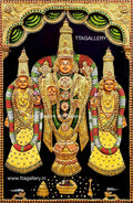 3D Vagagur Perumal Tanjore Painting