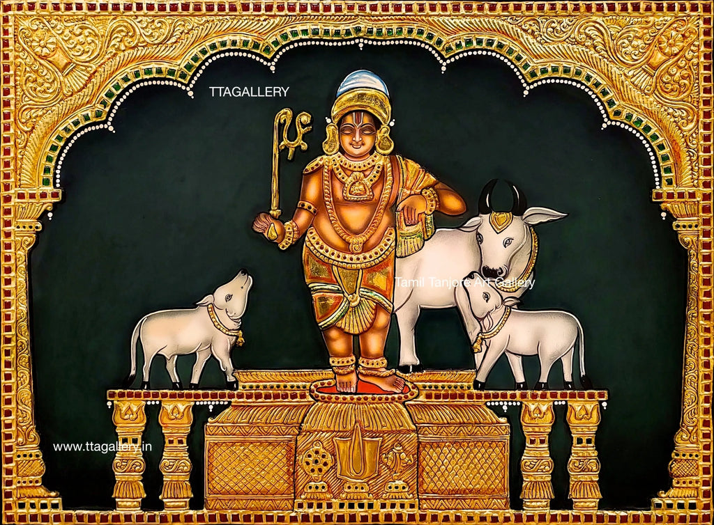 Sri Rajagopalaswamy Mannargudi Traditonal Tanjore Painting