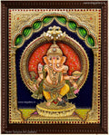 3D Ganesha Tanjore Painting