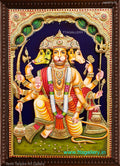 3D Hanuman Tanjore Painting
