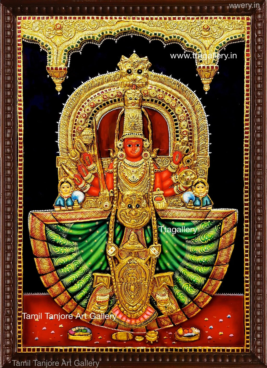 3D Home God Traditional Tanjore Painting