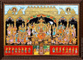 Lalitha Sahasranamam Devi Tanjore Painting