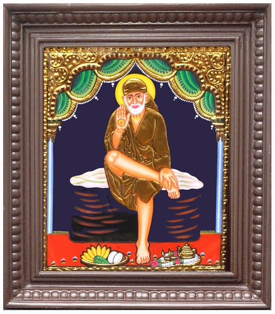 Shirdi Saibaba Tanjore Painting