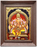 Vinayakar Antique Finish Tanjore Painting