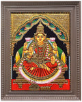 Dhanalakshmi Red Tanjore Painting