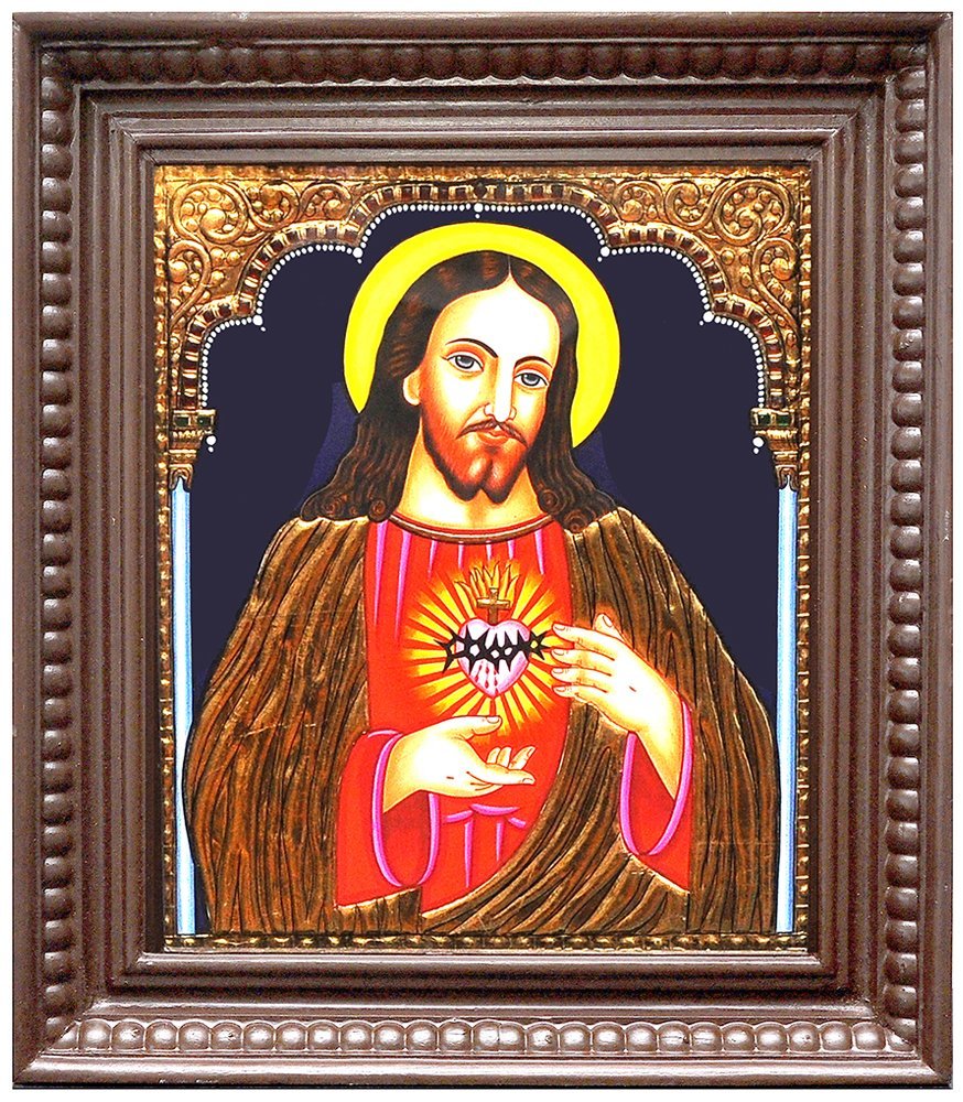 Jesus Christ Tanjore Painting
