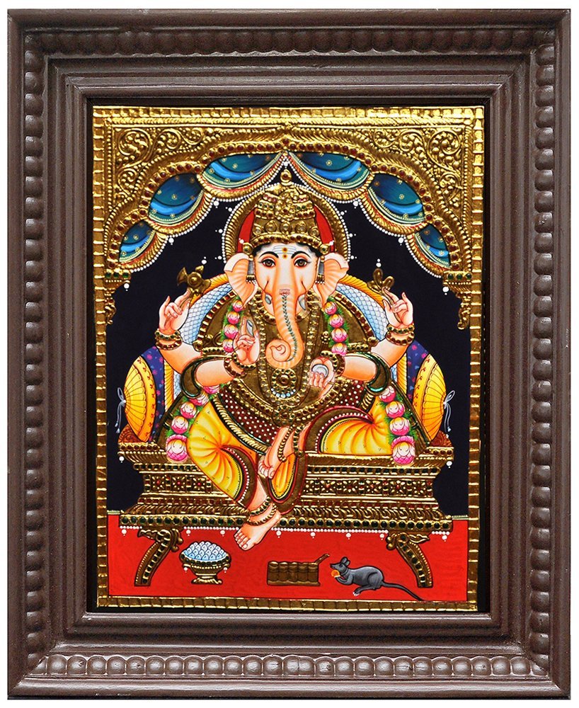 Vinayakar Tanjore Painting