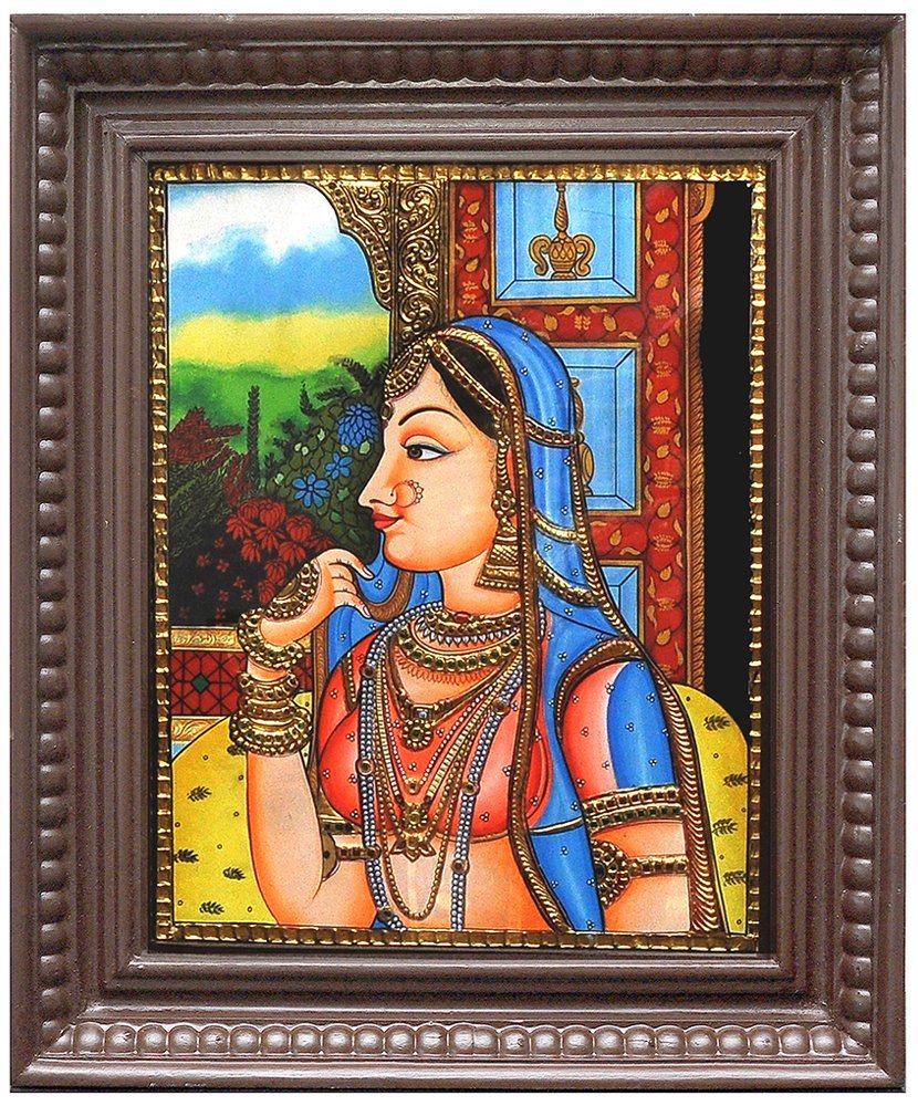 Mumtaz 2 Tanjore Painting