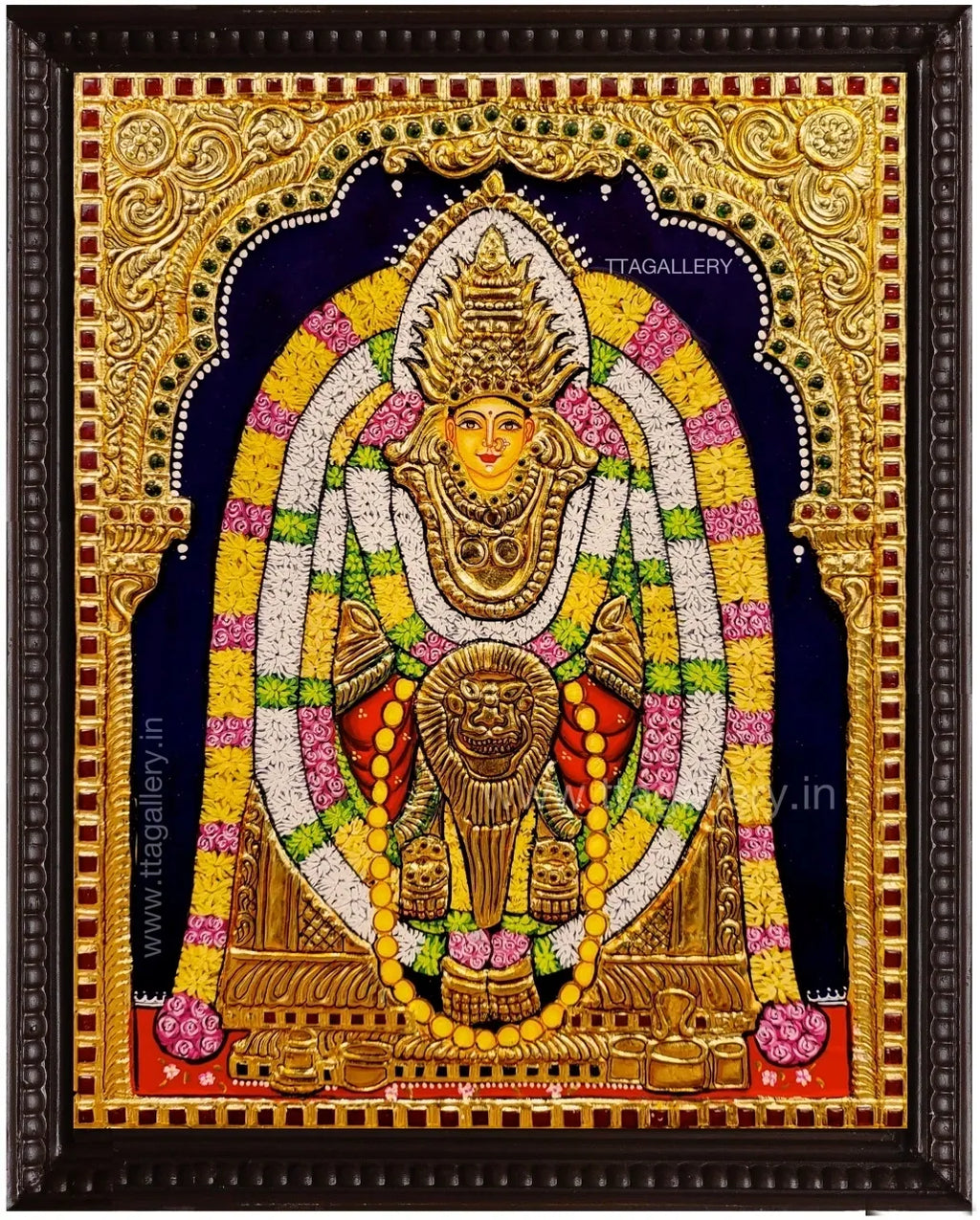 Badami Banashankari Traditional Tanjore Painting