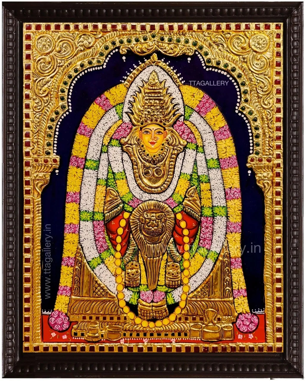 Badami Banashankari Traditional Tanjore Painting
