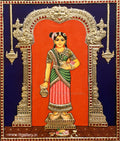 Akka ammal Tanjore Painting
