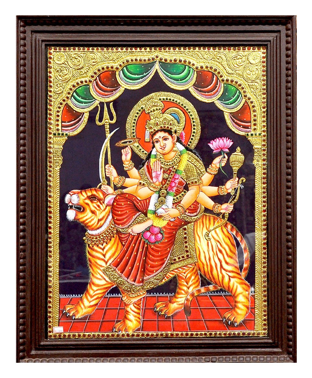 Durgai Amman Tanjore Painting