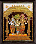 Girija Kalyanam Traditional Tanjore Painting