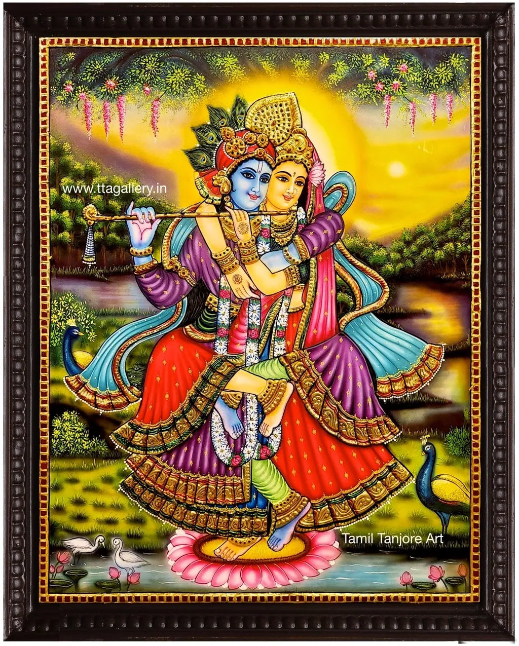 Radhakrishna Tanjore Painting
